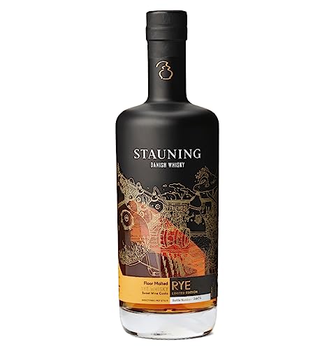 Stauning Whisky - Dänischer Whisky - Direkt befeuert in kleinen Pot-Stills destilliert - 45,7% Vol. - 1 x 0,7l (Stauning RYE - Limited Edition) von Stauning
