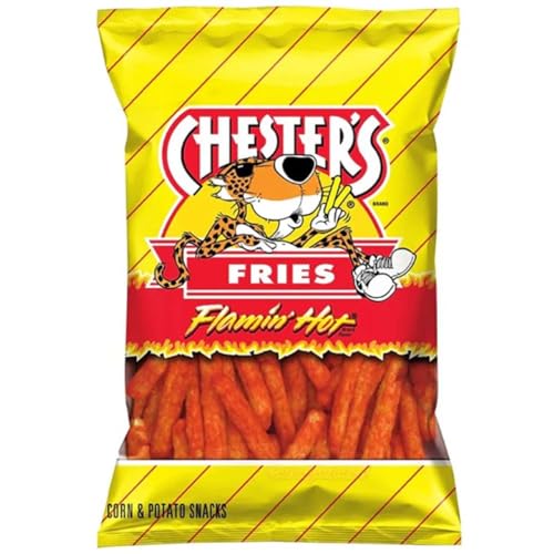 Chester's Flamin Hot Fries 170g | extrem scharfe Chips Sticks inkl. Steam-Time ThankYou von Steam-Time