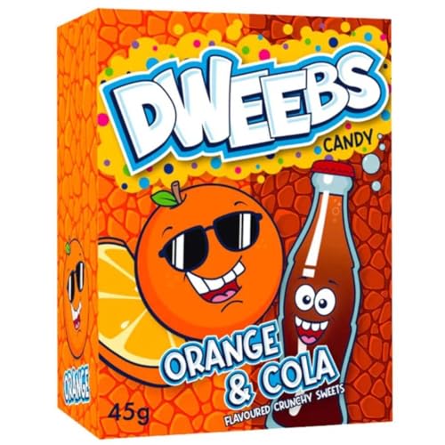 Dweebs Orange & Cola 45g | leckere Orangen & Cola Candies inkl. Steam-Time ThankYou von Steam-Time