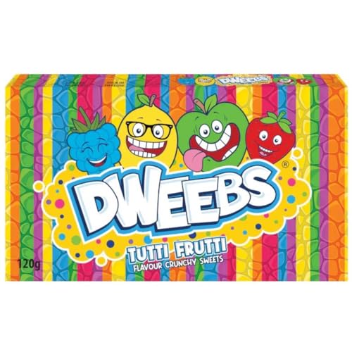 Dweebs Tutti Frutti Theatre Box 120g | Candies mit Tropischen Geschmacksrichtungen inkl. Steam-Time ThankYou von Steam-Time