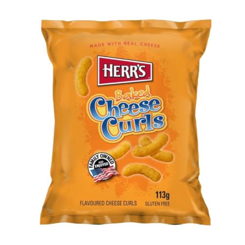 Herr's Baked Cheese Curls Flips Chips 113g inkl. Steam-Time ThankYou von Steam-Time
