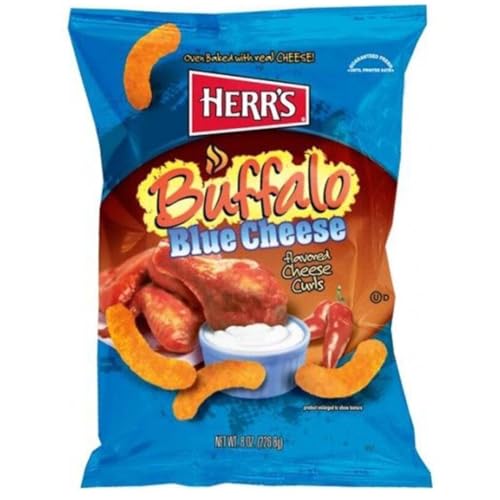 Herr's Buffalo Blue Cheese Curls Chips 170g inkl. Steam-Time ThankYou von Steam-Time