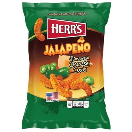 Herr's Jalapeno Cheese Curls Chips 170g Herr's Jalapeno Cheese Curls Chips 170g von Steam-Time