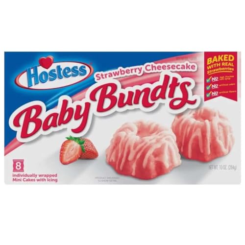 Hostess Baby Bundts Strawberry Cheesecake 284g inkl. Steam-Time ThankYou von Steam-Time