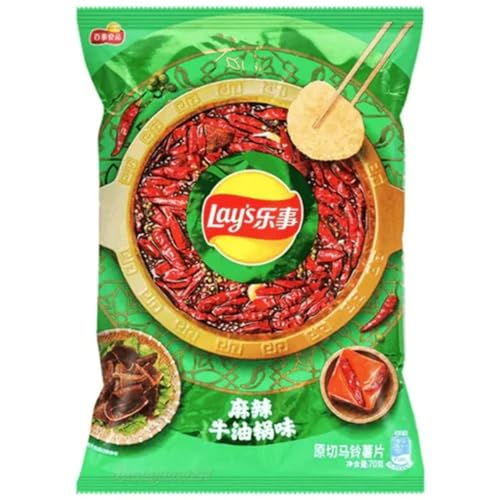 Lay's Spicy Butter Hot Pot Chips 70g inkl. Steam-Time ThankYou von Steam-Time