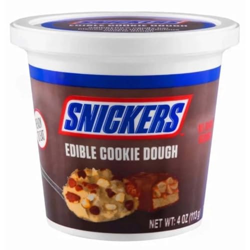 Snickers Edible Cookie Dough 113g Keksteig mit Erdnuss Karamell inkl. Steam-Time ThankYou von Steam-Time