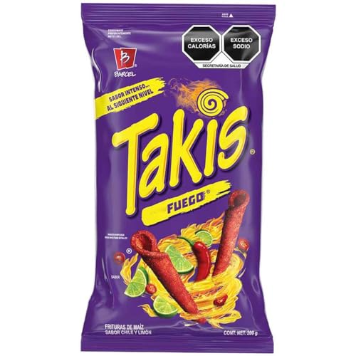 Takis Fuego 200g Hot Chilli Pepper Tortilla Chips inkl. Steam-Time ThankYou von Steam-Time