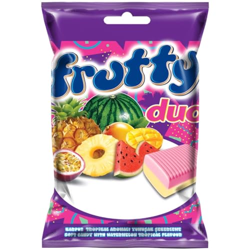 Tayas Damla Frutty Duo Watermelon & Tropical 200g | Fruchtgummifiguren mit Tropischen und Wassermelonen Geschmacksrichtungen inkl. Steam-Time ThankYou Tayas Damla Frutty Duo Watermelon & Tropical 200g | Fruchtgummifiguren mit Tropischen und Wassermelonen Geschmacksrichtungen inkl. Steam-Time ThankYou von Steam-Time