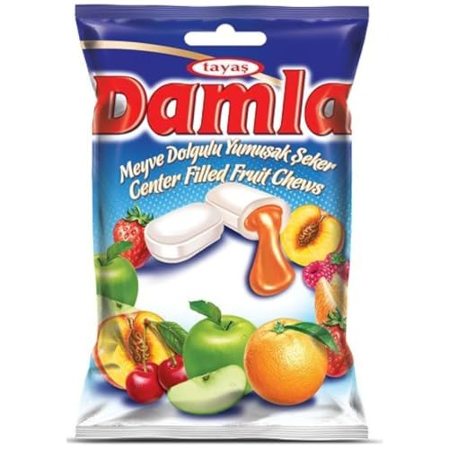 Tayas Damla Soft Candy Bag 200g | Fruchtgummi mit Tropischen Füllungen inkl. Steam-Time ThankYou von Steam-Time