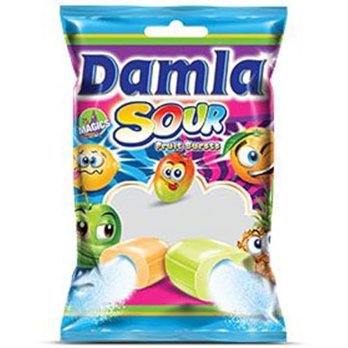 Tayas Damla Sour Candy Bag 200g | Saure Fruchtgummis mit Tropischen Geschmacksrichtungen inkl. Steam-Time ThankYou von Steam-Time