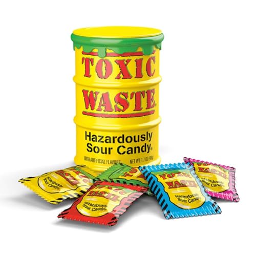 Toxic Waste Hazardously Sour Candy Yellow Drum 42g inkl. Steam-Time ThankYou von Steam-Time