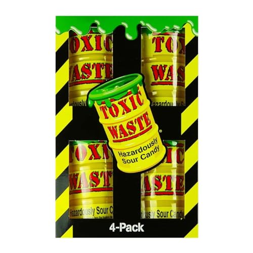 Toxic Waste Yellow Drum 4er Pack 168g inkl. Steam-Time ThankYou von Steam-Time