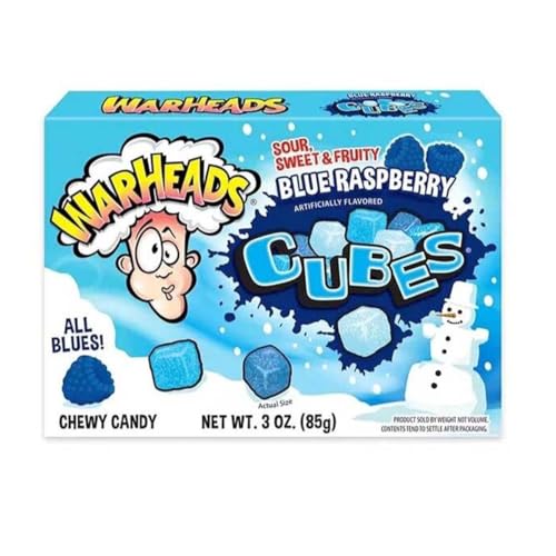 Warheads Cubes Blue Raspberry 85g inkl. Steam-Time ThankYou von Steam-Time