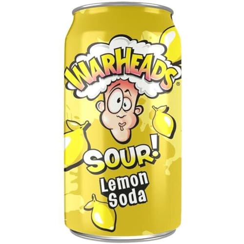 Warheads Lemon Sour Soda 355ml inkl.Einweg Pfand inkl. Steam-Time ThankYou von Steam-Time