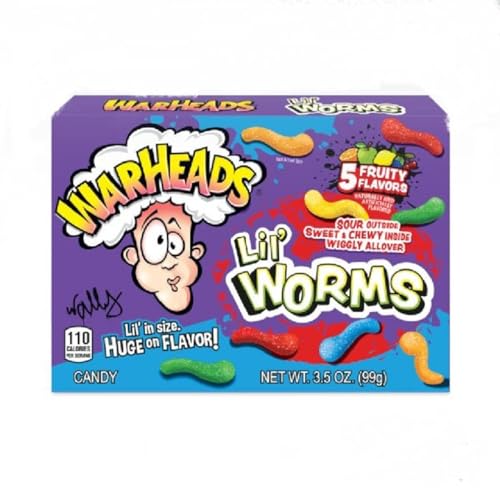 Warheads Lil' Sour Worms 99g inkl. Steam-Time ThankYou von Steam-Time
