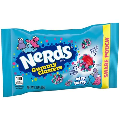 Wonka Nerds Gummy Clusters Very Berry 85g inkl. Steam-Time ThankYou von Steam-Time