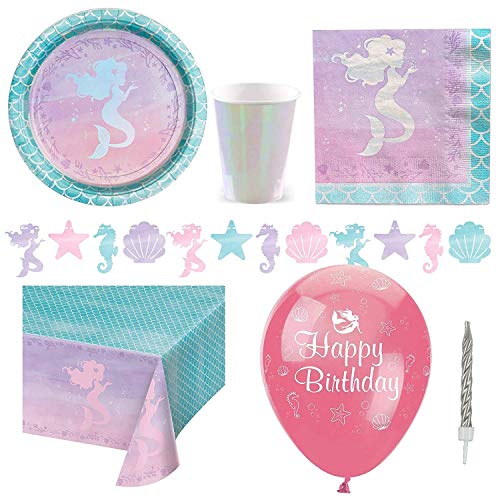 Mermaid Shine Deluxe Party Pack - Pack for 8 von Stef Chef Party