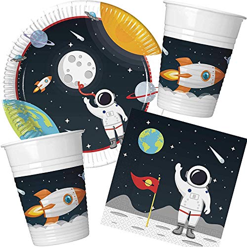 Space Theme Party Bundle Kids Party Astronaut Outer Space for 8 Guests von Stef Chef Party