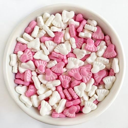 Baby Feet Kuchenstreusel, Rosa, 50 g Baby Feet Kuchenstreusel, Rosa, 50 g von Stef's