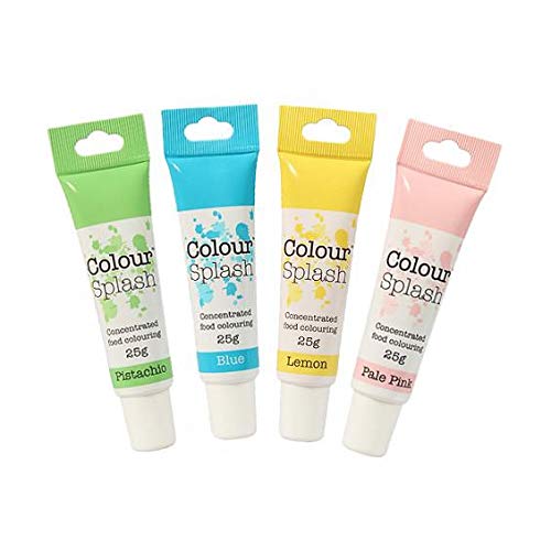 Baby Shower - Food Gel Colouring Set - 4 pack von Stef Chef