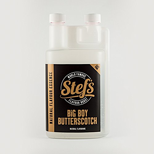 Big Boy Butterscotch - Natural Butterscotch Essence - 1L von Stef Chef