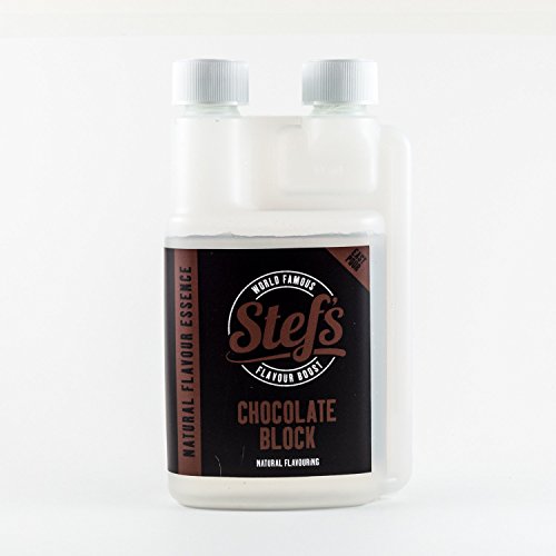 Chocolate Block - Natural Chocolate Essence - 250ml von Stef Chef