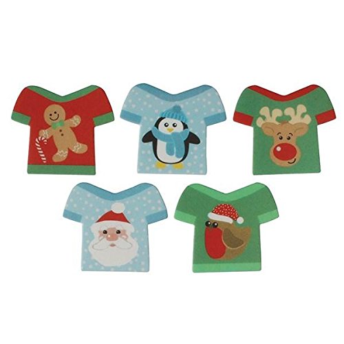 Christmas Jumper Cake Toppers - 10 Pack von Stef Chef