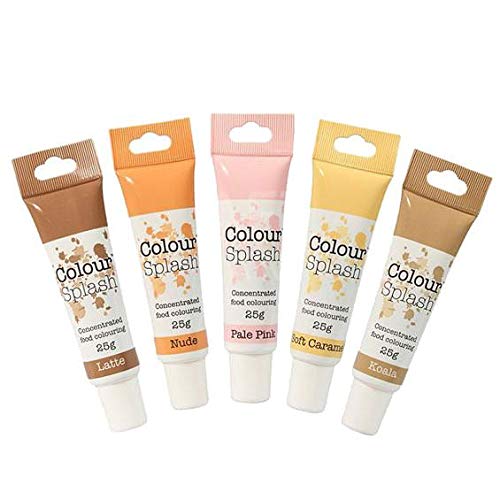 Neutral Food Colouring Gel Set - 5 Pack von Stef Chef