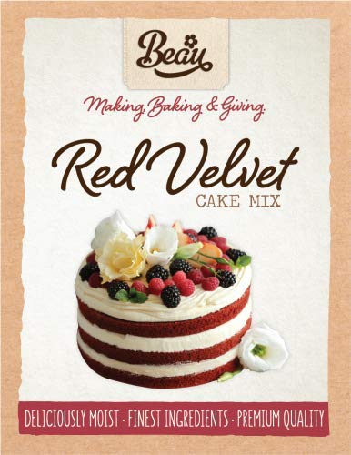 Red Velvet Cake Mix - 500g - Makes 8 inch Round Celebration Cake von Stef Chef