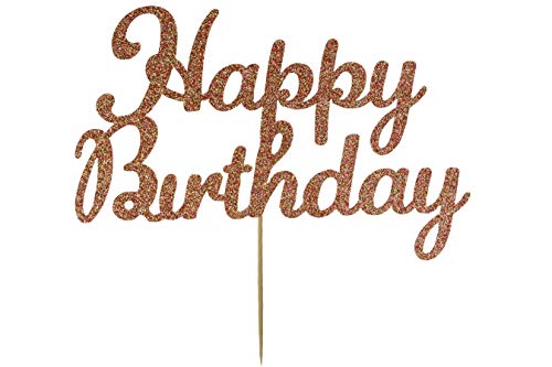 Rose Gold Happy Birthday Cake Topper Rose Gold Happy Birthday Cake Topper von Stef's