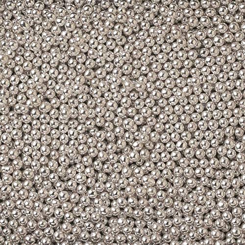 Silver 4mm Dragees - 100g - Cake Bling by Stef Chef Silver 4mm Dragees - 100g - Cake Bling by Stef Chef von Stef's