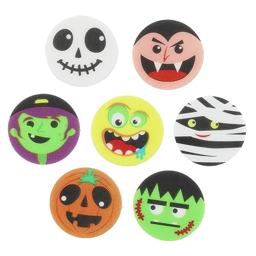 Stef Chef Halloween-Kuchendekoration mit gruseligen Gesichtern, 14 Stück von Stef's