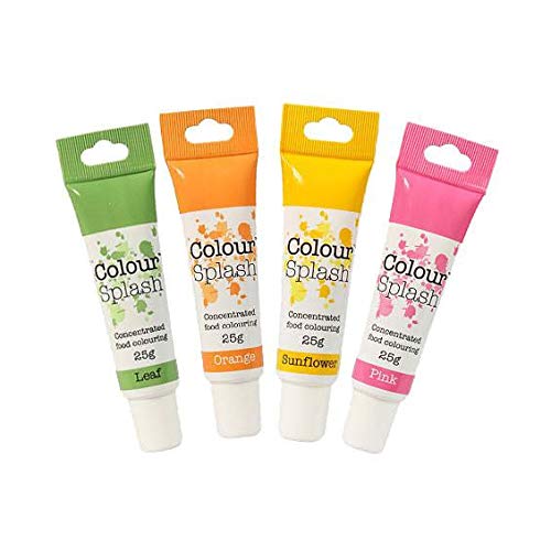 Tropical -Theme Food Colouring Gel Set - 4 Pack von Stef Chef