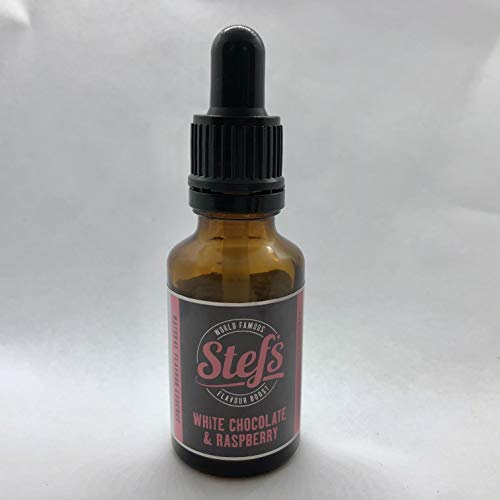 White Chocolate & Raspberry Natural Essence - 25ml White Chocolate & Raspberry Natural Essence - 25ml von Stef's