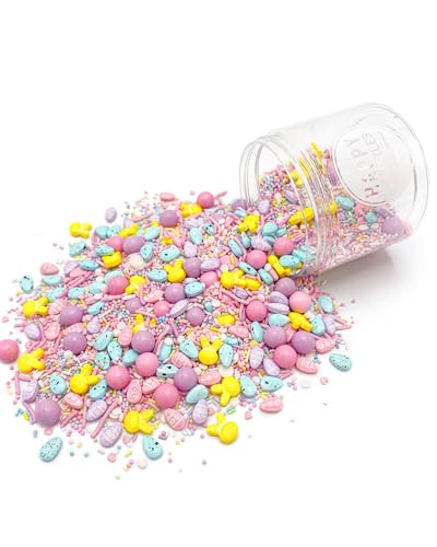 Hobbybäcker Streusel-Mix von Happy Sprinkles Ostern Don`t worry be hoppy, bunt, 90g, wunderhübsche Osterdeko Hobbybäcker Streusel-Mix von Happy Sprinkles Ostern Don`t worry be hoppy, bunt, 90g, wunderhübsche Osterdeko von Stef's
