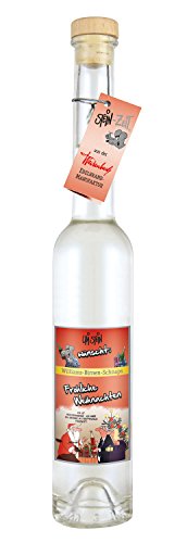 Stein-Zeit - Uli Stein wünscht: "Frohe Weihnachten" - 200ml Williams-Birnen-Schnaps 36% vol. von Stein-Zeit