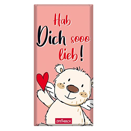 STEINBECK Liebe Geschenk_Schokolade 100g Tafel Hab dich sooo lieb von STEINBECK