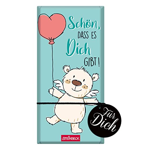 STEINBECK Liebe Geschenk-Schokolade 100g Tafel Schön dass es dich gibt Freundschaft Schutzengel STEINBECK Liebe Geschenk-Schokolade 100g Tafel Schön dass es dich gibt Freundschaft Schutzengel von STEINBECK