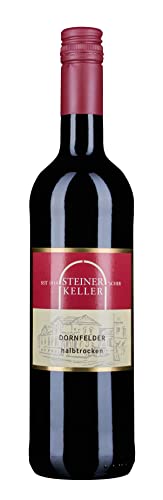 Dornfelder Rotwein halbtrocken, Qualitätswein Pfalz von Steinerscher Keller zu Landau