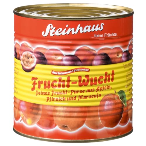 Steinhaus Frucht Wucht Pfirsich Maracuja Püree ungesüßt 2650g Steinhaus Frucht Wucht Pfirsich Maracuja Püree ungesüßt 2650g von Steinhaus