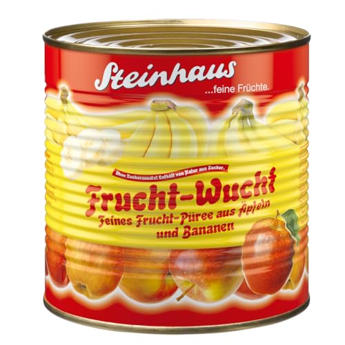 Steinhaus Frucht Wucht Püree Bananen ohne Zuckerzusatz 2650ml Steinhaus Frucht Wucht Püree Bananen ohne Zuckerzusatz 2650ml von Steinhaus