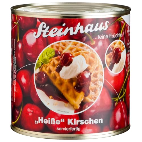 Steinhaus Heiße Kirschen feine süße Frucht servierfertig 2650ml Steinhaus Heiße Kirschen feine süße Frucht servierfertig 2650ml von Steinhaus