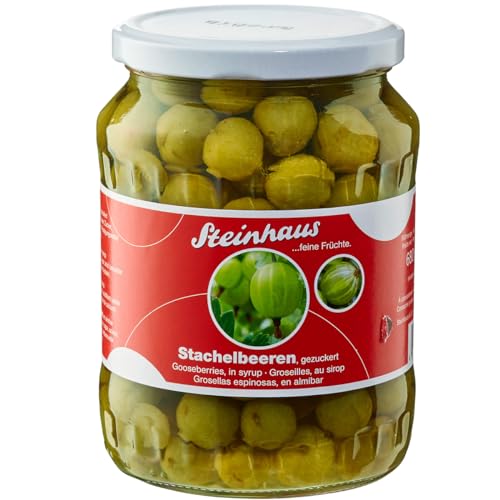 Steinhaus Stachelbeeren gezuckert im Glas fruchtig süß sauer 720ml Steinhaus Stachelbeeren gezuckert im Glas fruchtig süß sauer 720ml von Steinhaus