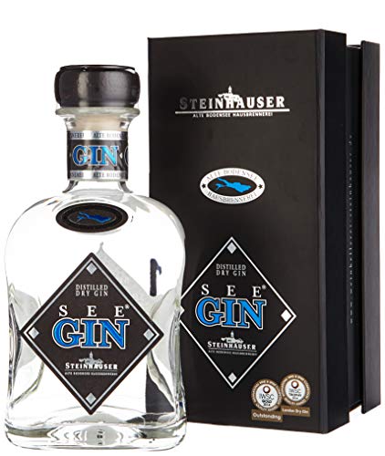 SeeGin Steinhauser Distilled Dry Gin mit Geschenkverpackung (1 x 0.7 l) von SeeGin