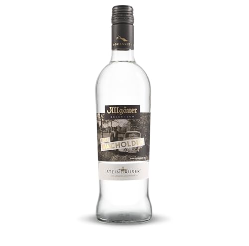 Steinhauser Edel Wacholder Allgäuer Selektion, 38% vol, 700ml | ein edler Wacholdergeist gewonnen aus auserlesenen Wacholderbeeren von Steinhauser