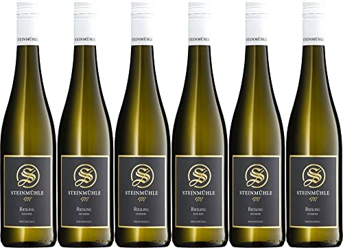 6x Riesling feinherb 2021 - Steinmühle, Rheinhessen - Weißwein von Steinmühle