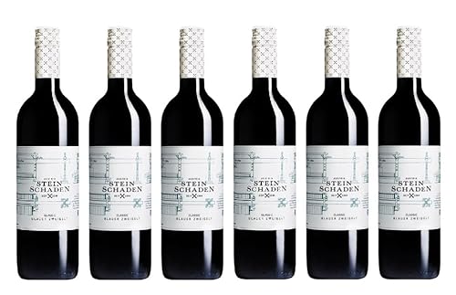 6x 0,75l - 2020er - Steinschaden - Blauer Zweigelt - Classic - Niederösterreich - Österreich - Rotwein trocken 6x 0,75l - 2020er - Steinschaden - Blauer Zweigelt - Classic - Niederösterreich - Österreich - Rotwein trocken von Steinschaden