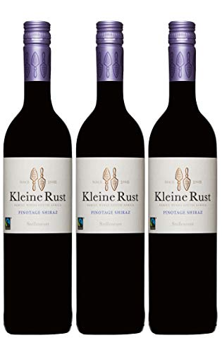 Kleine Rust Pinotage Shiraz Stellenbosch Rotwein südafrikanischer Wein trocken Südafrika (3 Flaschen) von Stellenbosch