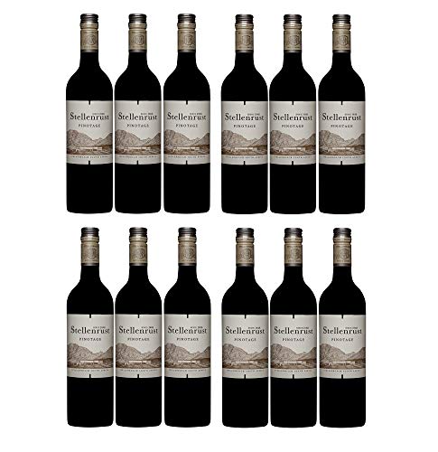 Stellenrust Pinotage Stellenbosch Rotwein südafrikanischer Wein trocken (12 Flaschen) von Stellenrust