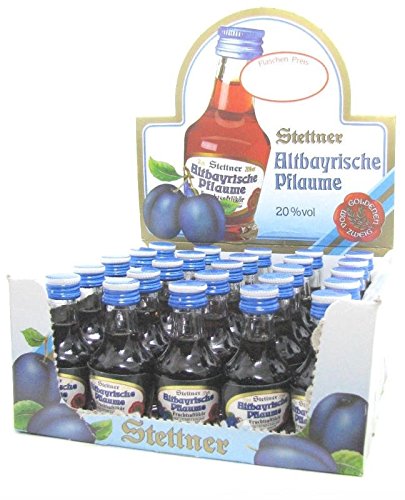 Stettner Altbayrische Pflaume Fruchtsaftlikör 25x0,02l Miniaturen von Stettner